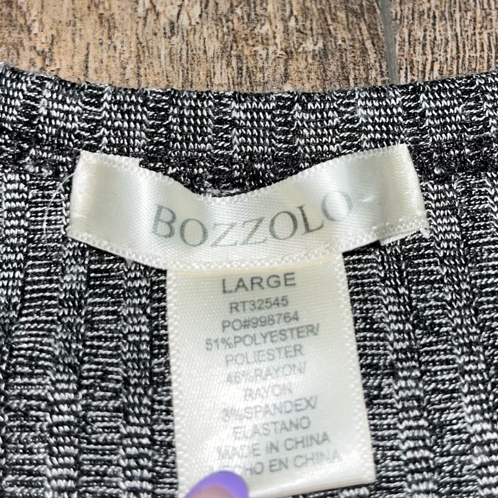 Bozzolo Dark Grey Ribbed Halter Top - Picture 3 of 5